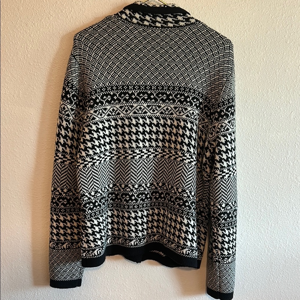 Coldwater Creek Women's Black and White Cardigan - Picture 5 of 5